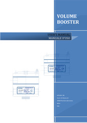 SITECNA VOLUME BOOSTER VB08 User Manual