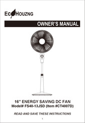ECOHOUZING FS40-13JSD Owner's Manual