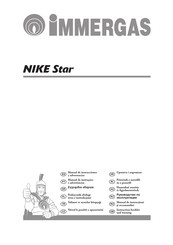 Immergas NIKE Star Instruction Booklet And Warning