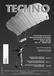 Parachutes de France Techno 240 Owner's Manual