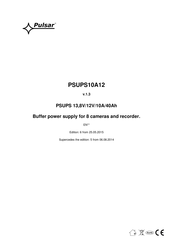 Pulsar PSUPS10A12 Manual