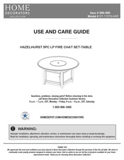 Home Decorators Collection GT-11379-AAR Use And Care Manual