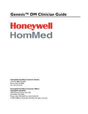 Honeywell GENESIS DM Clinicians Manual