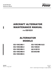 Planet ES-10024 Maintenance Manual