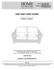 Home Decorators FRA60624ALVW Use And Care Manual