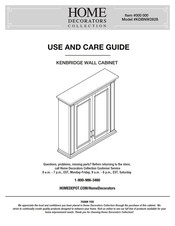 Home Decorators Collection KDBNW2828 Use And Care Manual