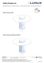 Lunux Hellux Tempus 538 Circle Modul Instruction Manual