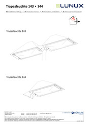 Lunux Trapezleuchte 143 Instruction Manual