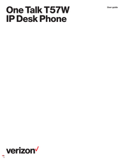 Verizon One Talk T57W User Manual