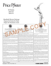 Price Pfister 16 Series Manual