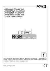 IGNIA LIGHT RGB OnLED Installation And Maintenance Manual