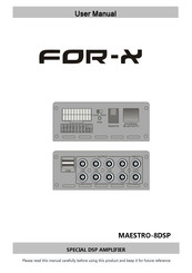 For-x MAESTRO-8DSP User Manual