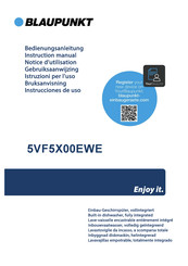 Blaupunkt 5VF5X00EWE Instruction Manual