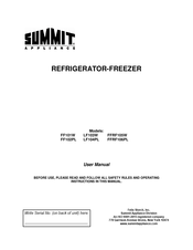 Summit FF101W User Manual