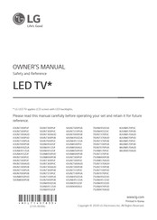 Lg 43UN7300PUF Owner's Manual
