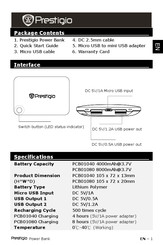 Prestigio PCB01040 Manual