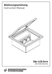 Bodensteckdosen Systemtechnik 2003Q Instruction Manual