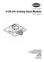 Hach 4-20 mA User Instructions