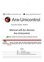 Ara-Unicontrol Uniwifi Manual