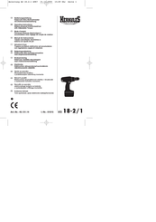 HERKULES AS 18-2/1 Operating Instructions Manual