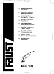 Faust 4464280 Operating Instructions Manual