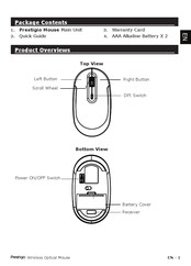 Prestigio PMSOW06 Series Manual
