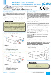 NuAire MRXBOXAB-ECO-LP1-OHSW Installation And Maintenance Manual