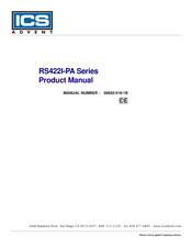 ICS RS422I-PA Series Product Manual
