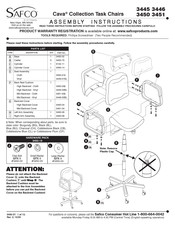 Safco Cava 3445 Assembly Instructions Manual