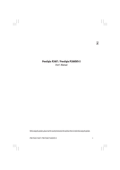 Prestigio P200T User Manual