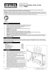 Sealey MK62 Instructions