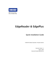 HID EdgeReader Quick Installation Manual