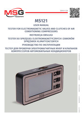 MSG Equipment MS121 User Manual
