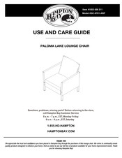 HAMPTON BAY 1003 426 211 Use And Care Manual