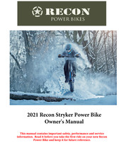 Recon Stryker 2021 Owner's Manual