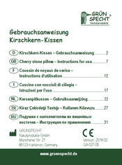 GRÜNSPECHT 112-00 Instructions For Use Manual
