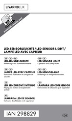 LIVARNO LUX 298829 Operation And Safety Notes