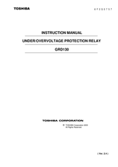 Toshiba GRD130-210 Instruction Manual