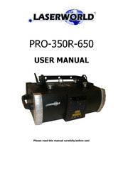Laserworld PRO-350R-650 User Manual