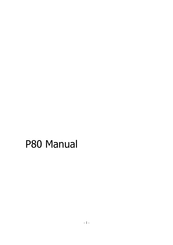 paratech P80 Manual