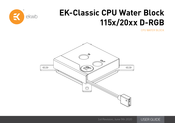 ekwb EK-Classic 20 D-RGB Series User Manual