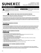 Sunex HD 1622 Quick Start Manual