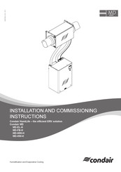 Condair MD-WW-H Installation And Commissioning Instructions