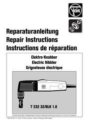 Fein 7 232 32/BLK 1.6 Repair Instructions