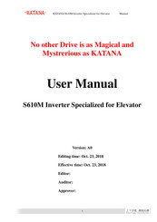 Katana S610M User Manual