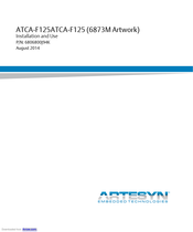 Artesyn Embedded Technology ATCA-F125 Installation And Use Manual