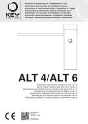 Key Automation ALT-6 Instructions And Warnings For Installation And Use