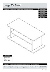 Argos 609/1886 Assembly Instructions Manual