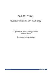 VAMP VAMP 140 Operation And Configuration Instructions