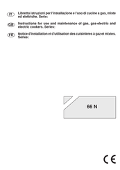 Bompani BO643ML/N Instructions For Use And Maintenance Manual